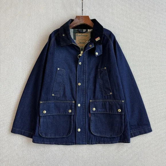 Barbour x Levi's Oversized Bedale Denim Jacket